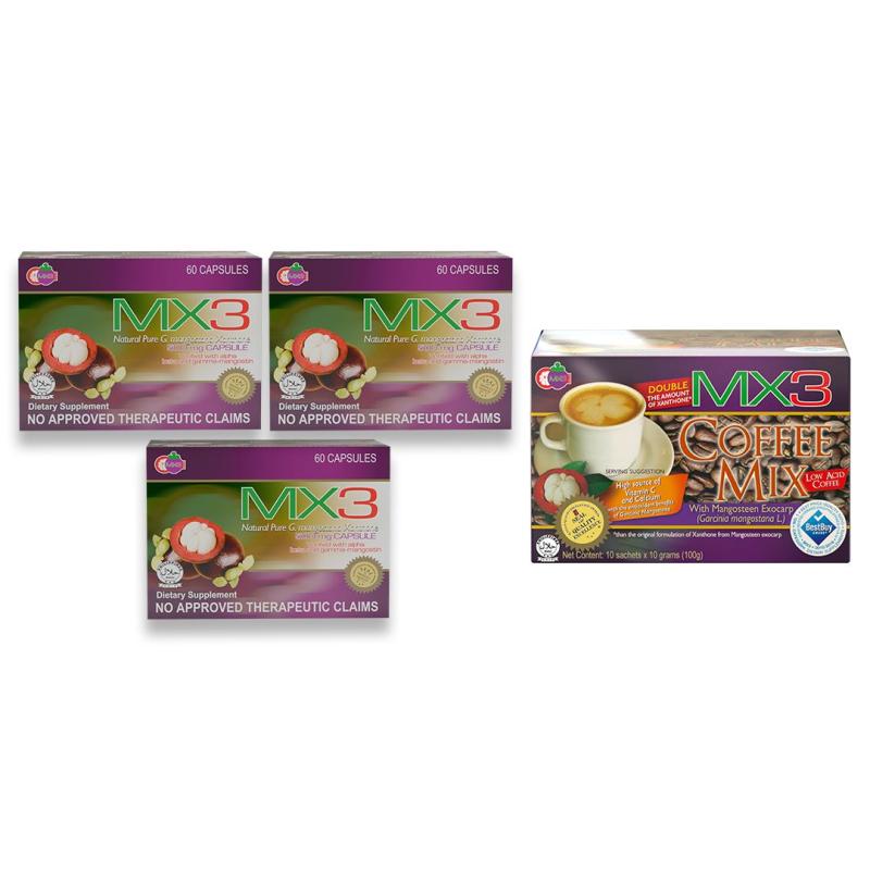 Buy 3 boxes MX3 Capsule, Get 1 Box MX3 Coffee at 5% off