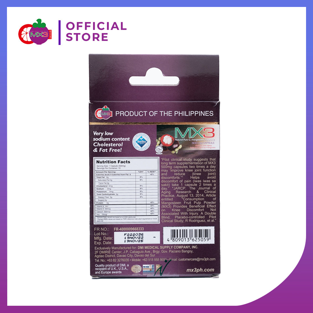 Set of 5 MX3 Low Acid Coffee with free MX3 Capsule 10's