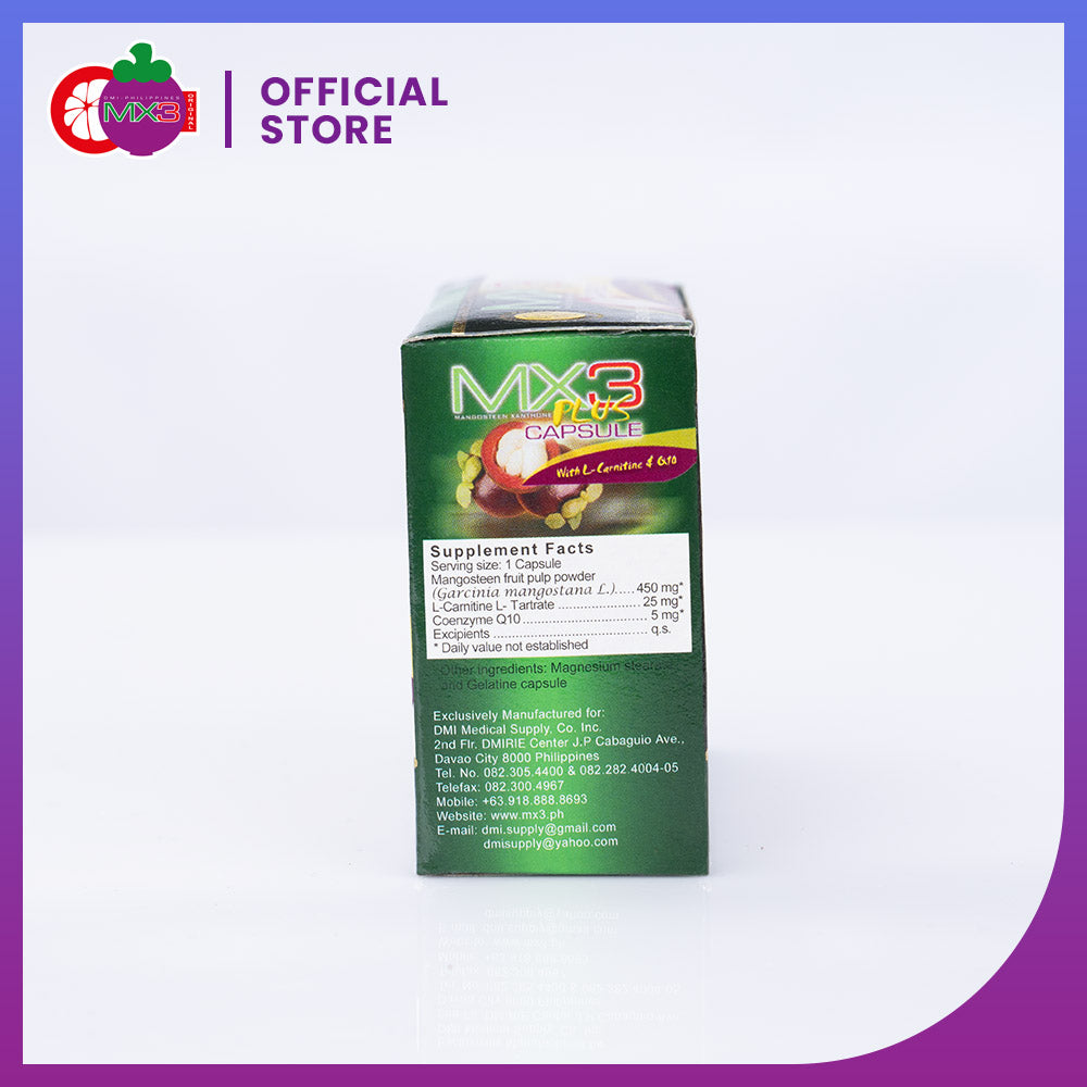 MX3 Capsule Plus - Enhanced Support for Energy and Heart Health - MX3 Supplements PH MX3 Capsule Plus - Enhanced Support for Energy and Heart Health - MX3 Supplements PH